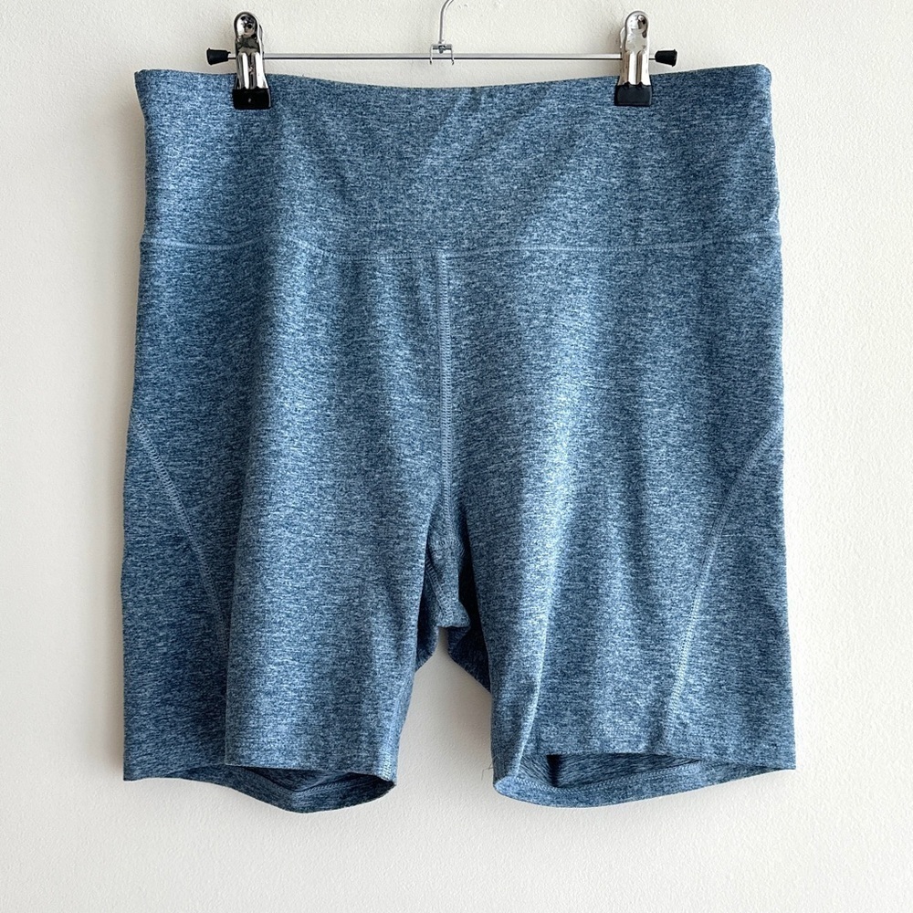 Zobha Blue Athletic Shorts, Blue Bike Shorts, Stretchy Shorts, Size XL